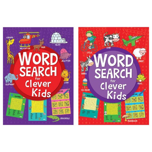 Word Search For Clever Kids Assorted