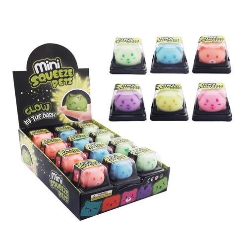 Mini Squeeze Pets - Glow In The Dark