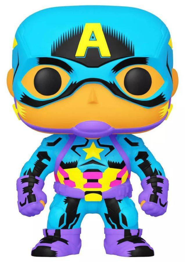 Marvel Comics - Captain America Black Light Pop! Vinyl