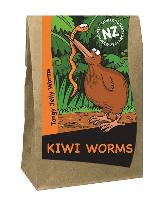 Kiwi Worms - Tangy Jelly Worms