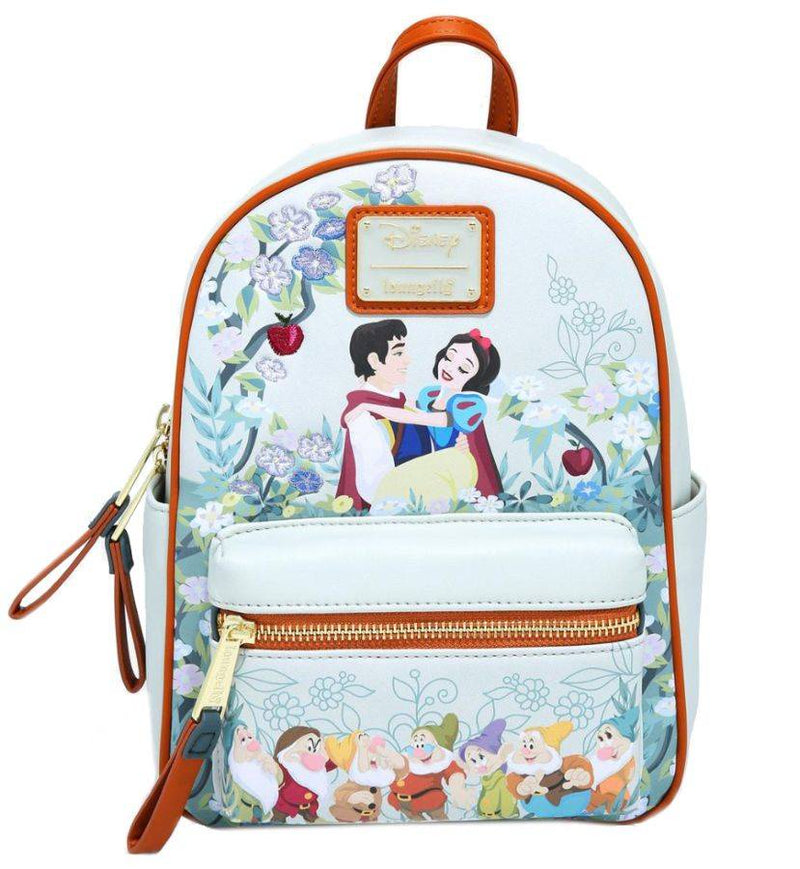 Loungefly - Snow White and the Seven Dwarfs (1937) - Floral US Exclusive Mini Backpack