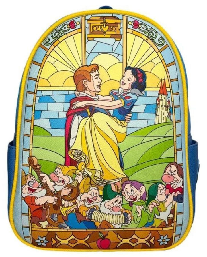 Loungefly - Snow White and the Seven Dwarfs (1937) - Stained Glass Mini Backpack