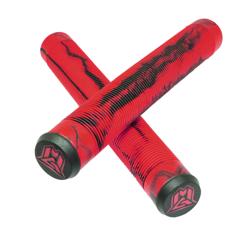 Madd Gear - Madd MFX 180mm TPR Grips Red Swirls