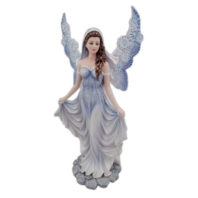 Wedding Fairy Blue Bubble Figurine